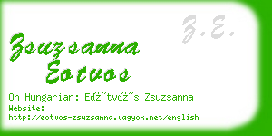 zsuzsanna eotvos business card